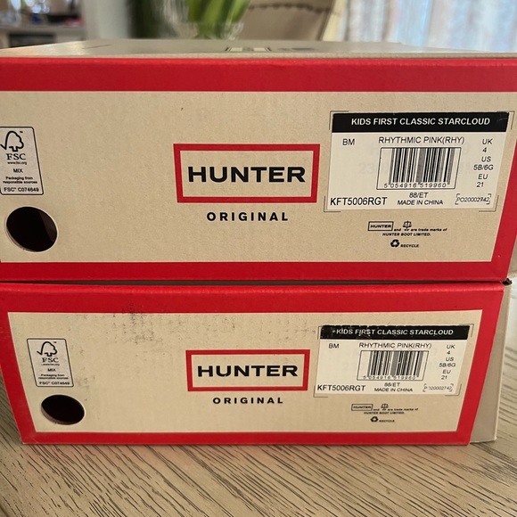 Two Pairs of Hunter Boots Toddler Size US 5 - Picture 8 of 8